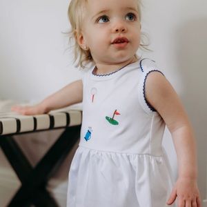 Sammy + Nat Pima Cotton Golf Romper